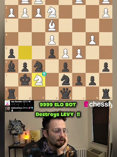 9999 ELO Bot vs. LEVY | Chess Match