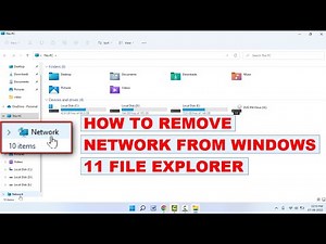 How to Hide Network in File Explorer on Windows 11