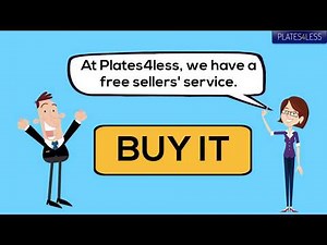 Selling private number plates