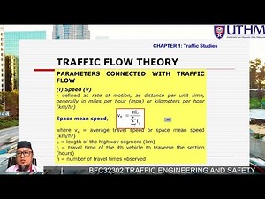 Lecture Series: Traffic Engineering (Traffic Flow Theory)