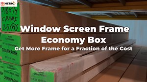 Watch Metro Screenworks Window Screen Frame Kit on Amazon Live