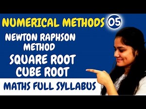 Introduction to Newton Raphson Iterative Formulae cube root |Numerical Methods |Dream Methods