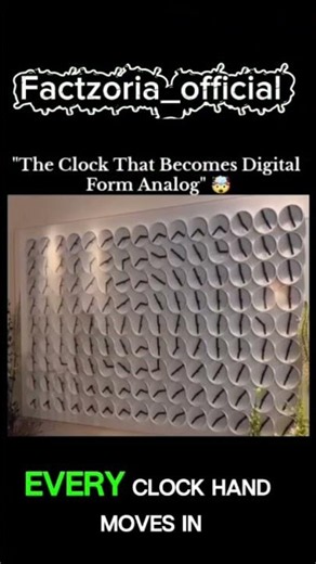 This Analog Clock Turns Into a Digital Display! 🤯🕒
