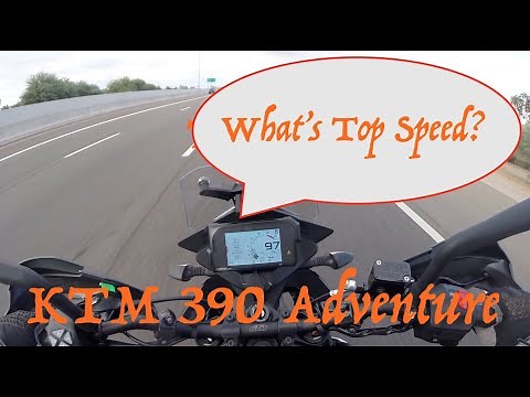 KTM 390 Adventure Top Speed