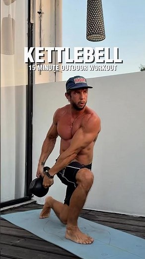 15-Minute Full-Body Workout with One Kettlebell