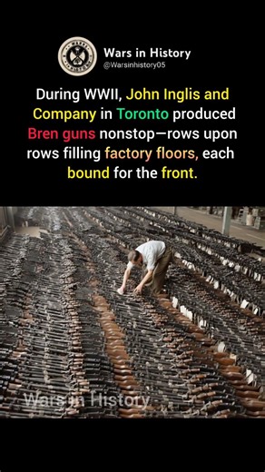 Endless Lines of War: Canada’s Bren Gun Factory 🇨🇦 #ww2