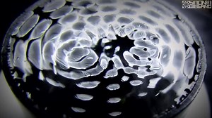 Cymatic patterns of vibration in water. Video by Simon Wieland Art | Fractal Holographic Universe