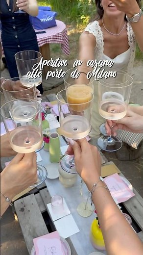 Aperitivo in cascina vicino Milano 🥂💐 #cascinapizzo #aperitivo #milano