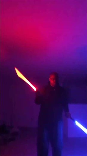 Professor Prime Crazy Lightsaber Action: Crimson Cerulean Premonition!!!!!