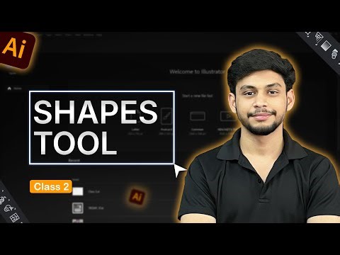 How to create Shapes in Illustrator? | Shape in Adobe Illustrator | Shape tool for beginners