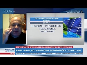 Βήμα - βήμα πώς θα βάλουμε φωτοβολταϊκά στο σπίτι μας