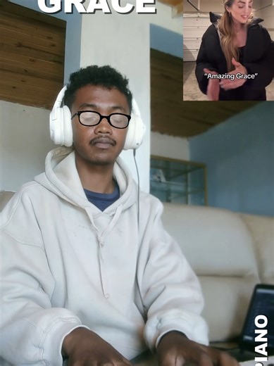 AMAZING GRACE GOSPEL SONG.. Duet Cover With Piano 🎹 as Rhodes .. #usa🇺🇸 #gospel #amazing #grace .. #voice #singing