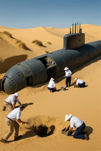 4.2K views | Researchers stumbled upon an ancient submarine stranded deep in the desert—what they uncovered inside left everyone absolutely stunned  See the continuation in the first comment  | Feel the performance | Facebook