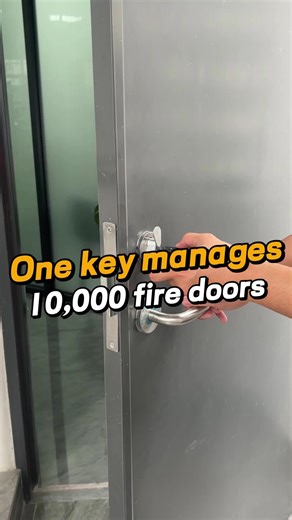 Standard size, easy to replace mechanical lock cylinder, one key to manage multiple doors#lockfactory #factory #passivelock #freesample #sourcefactory #cabinetlock #doorlock #lockcylinder #firedoor
