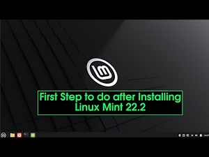First step to do after installing Linux Mint 22.2 #live #linux #howto | RiRi Linux Live Stream