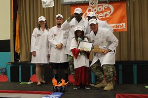 Rotten Sneaker Contest winner on her way to New York! Koury Judd took 1st place at the 30th Annual Odor Eaters Rotten Sneaker Contest Oct. 20 at White Sands School. Ciana Finstad took 2nd place and Aidaen Pepin-Perkins took 3rd. | U.S. Army White Sands Missile Range
