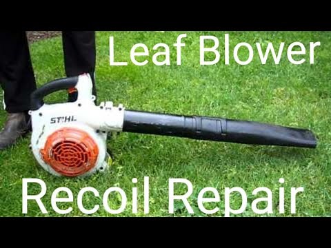How to fix Stihl blower recoil
