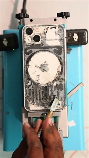 iPhone 13 back glass remove asmr