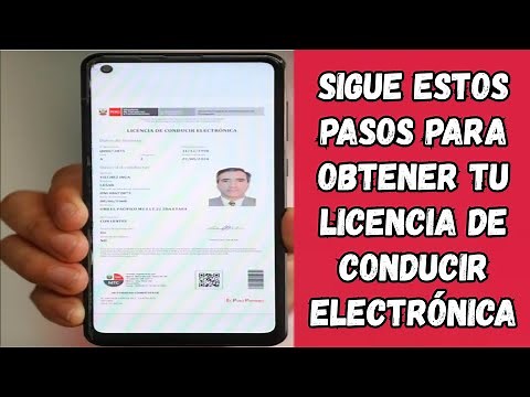 ¿COMO OBTENER LA LICENCIA DE CONDUCIR ELECTRÓNICA?