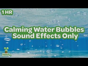 Relaxing 3D Water Bubbles for Focus & Calm | Sensory Play for Toddlers & Kids with Autism
