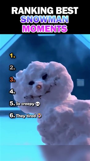 Ranking Best Snowman Moments☃️