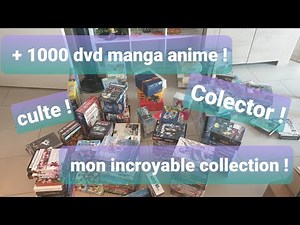 Plus de 1000 DVD manga anime ! mon incroyable Collection manga anime ! Culte ! Colector !