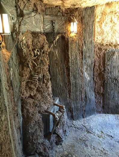 🏴‍☠️ Ahoy, mateys! 🏴‍☠️ Step into our pirate-themed spa through this jaw-dropping main entrance—100% hand-sculpted concrete art! Every skull, treasure chest, and wave was crafted with love and grit. Ready to dive into relaxation? 💀🌊 Happy Halloween! 👻 #PirateSpa #HandSculptedArt #HalloweenVibes | Matrix Concrete Artisans Inc