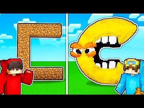 I Cheated in an ALPHABET LORE Build Challenge!