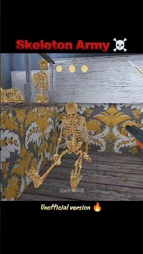 Player Skeleton | Granny 3 : The Shop Unofficial 🔥 #granny3 #horrorgaming #shorts