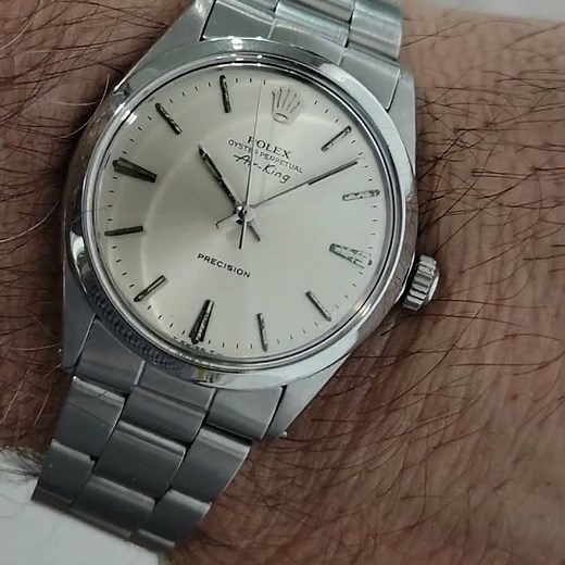 Mens Rolex Oyster Precision 5500 Air King 34m Automatic 1960s All Original Vintage Swiss RA476