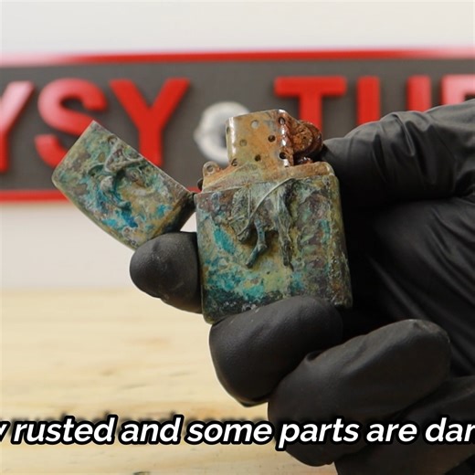 In this video i show you how i restored this destroyed this destroyed Zippo Lighter Marlboro Edition #zippo #diy #restoration #repair #howto | Tysy TUBE