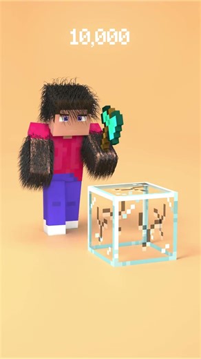 Can Steve Break The Glass Block 🗿