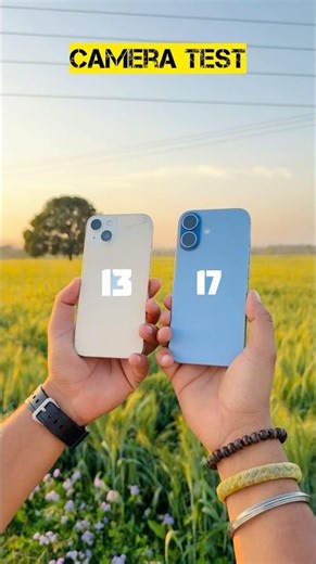 iPhone 13 vs iPhone 17 camera test 🔥