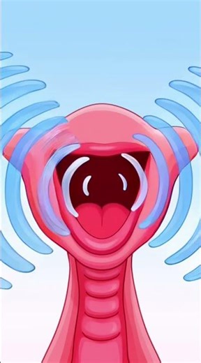 “I’m the Larynx… The Voice Behind Every Word You Speak! 🎤 #animation