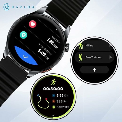 120+ Sport Modes 🔥 Smarter Training with HAYLOU Watch 4S ⌚