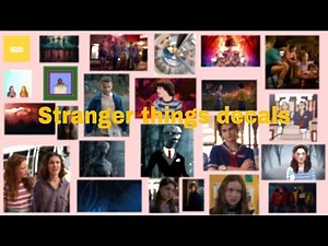 stranger things decals