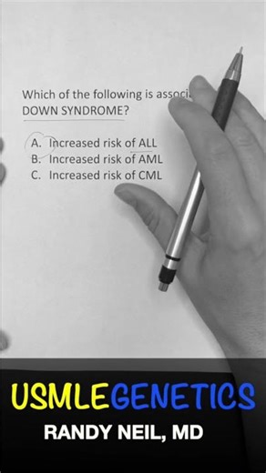 USMLE GENETICS Less than 1 minute #usmlestep #usmle #medicalschooljourney #usmlejourne