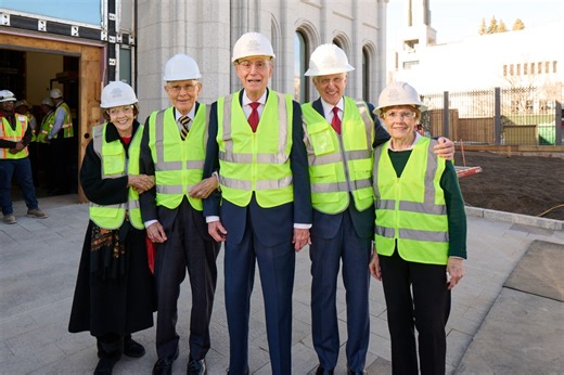 LDS First Presidency tours Salt Lake Temple as renovations near completion
