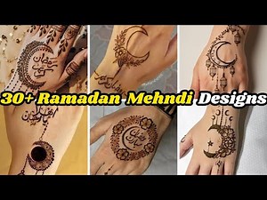 30+ Ramadan Mehndi Designs Collection | Stylish Moon Henna Designs For Ramdan & Eid 2025 | Mehndi