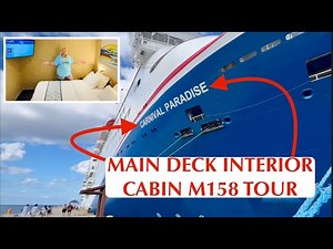 Carnival Paradise Cruise Large Interior Cabin Tour