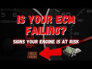 Bad ECM Symptoms EXPOSED: Is Your Engine at Risk?