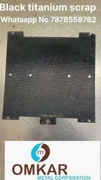 BLACK TITANIUM SCRAP