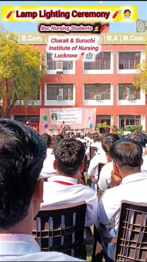 🧨Lamp Lighting Ceremony 🧨|| Charak & Suruchi Group of Institute Lucknow 🏥#bscnursing #gnm#lamp🧨