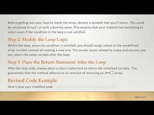 Solving the Two Sum Problem: Where to Place the Return Statement in Java?