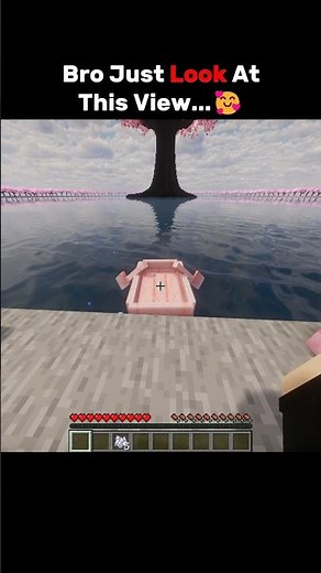 This Cherry Blossom Tree Build Is Insane #minecraft #aesthetic #build
