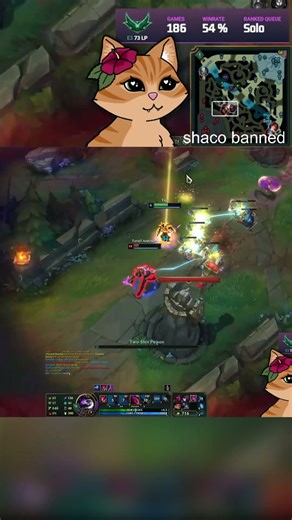 shaco mean girl #leagueoflegends