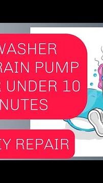 Fixing a Faulty Drain Pump: LG Washer Repair Guide