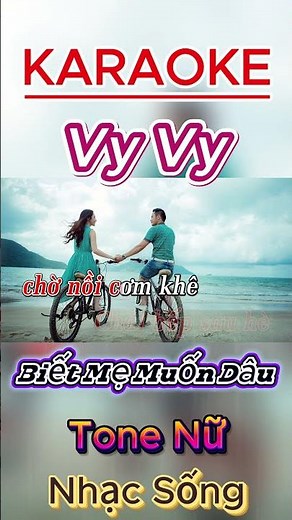 Karaoke Biết Mẹ Muốn Dâu Tone Nữ Nhạc Sống #karaoke #tonenu #nhacsong