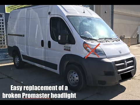 Ram Promaster Headlight Replacement 2014 - 2018