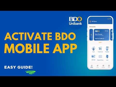 How to Activate the BDO Mobile App
